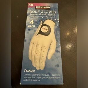 Right Hand Golf Gloves size ML for Left hand golfer